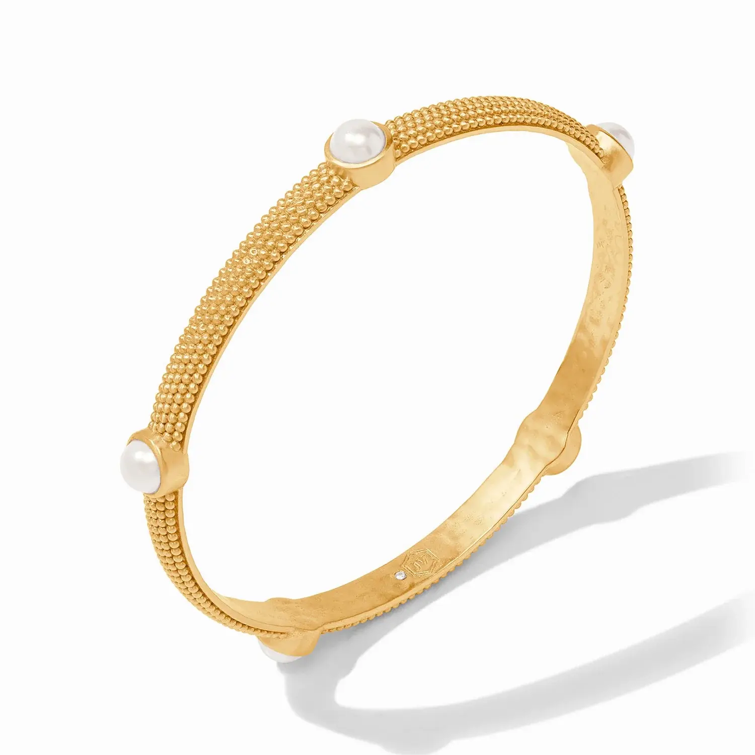 Julie Vos Cabochon Gold Bangle