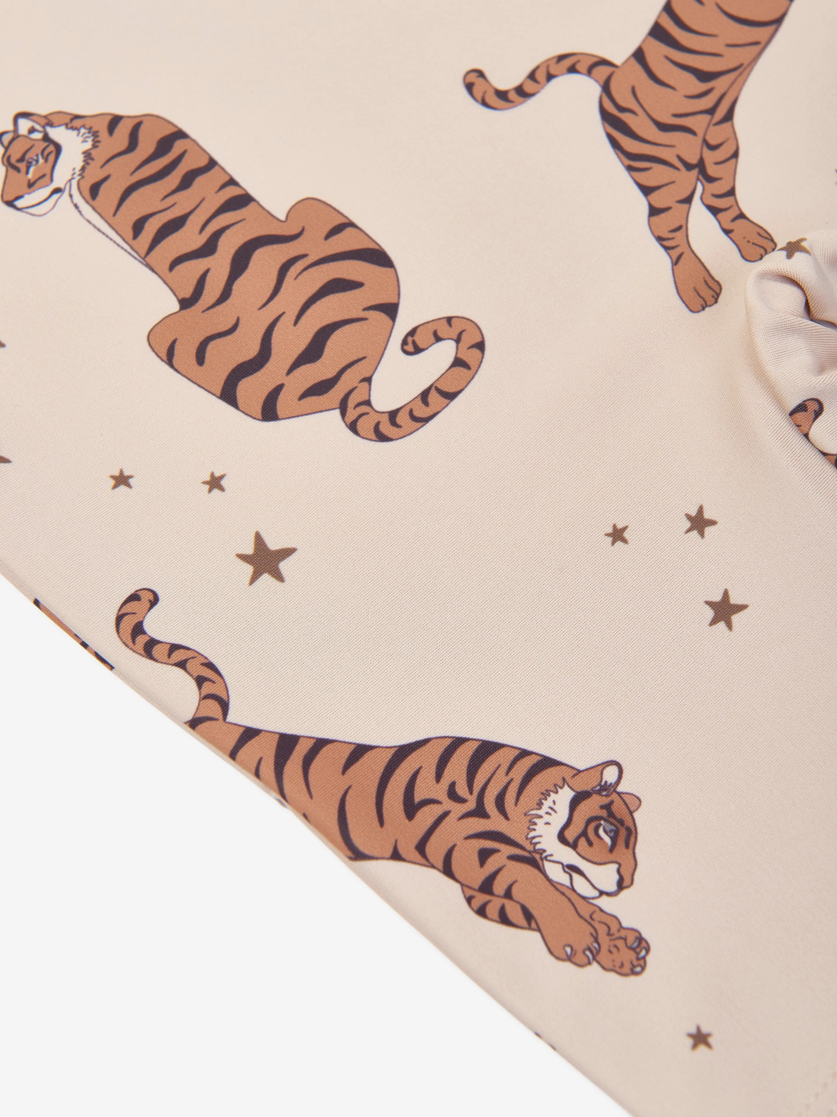 Konges Sljd Kids Aster Tiger Onesie in Beige