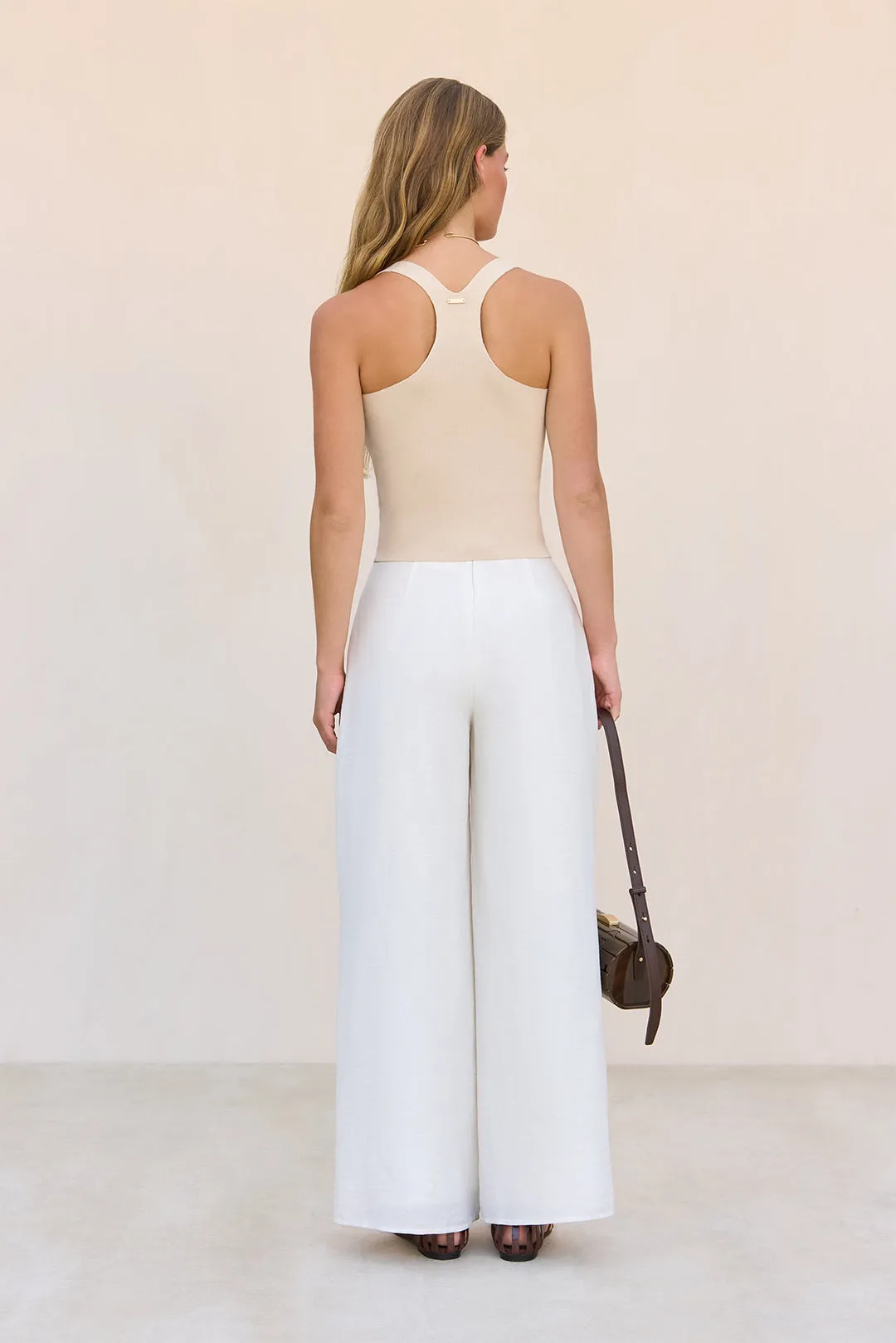 KORA PANT - OFF WHITE LINEN