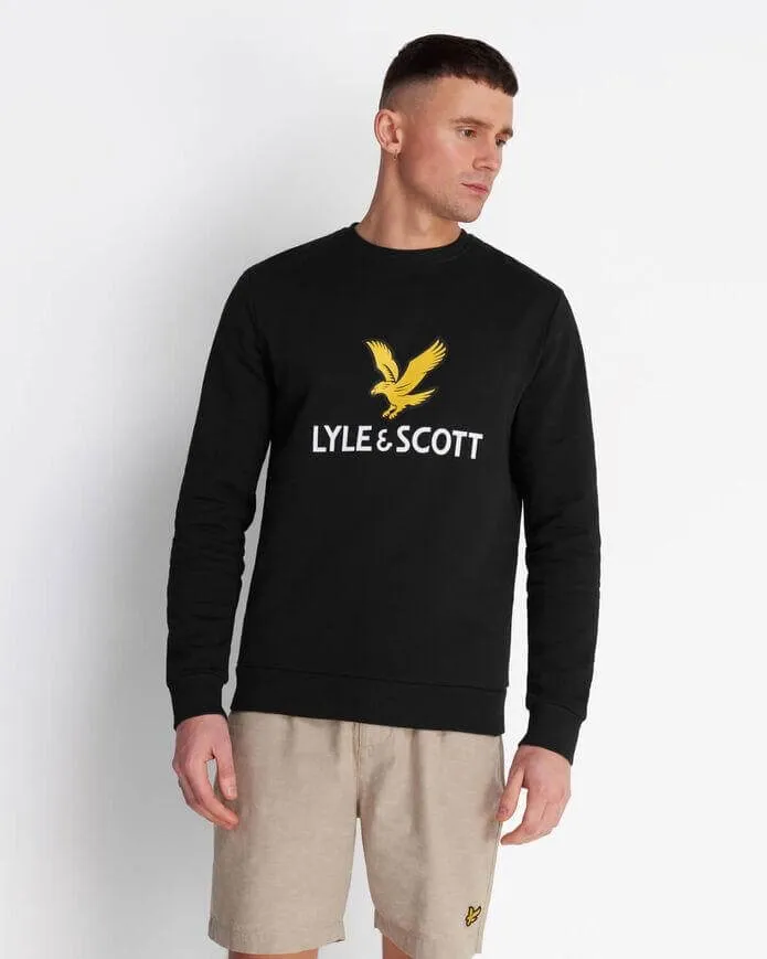 Lyle and Scott Logo Sweatshirt Black