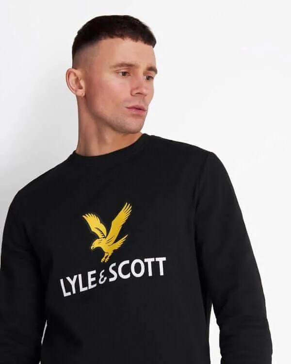 Lyle and Scott Logo Sweatshirt Black