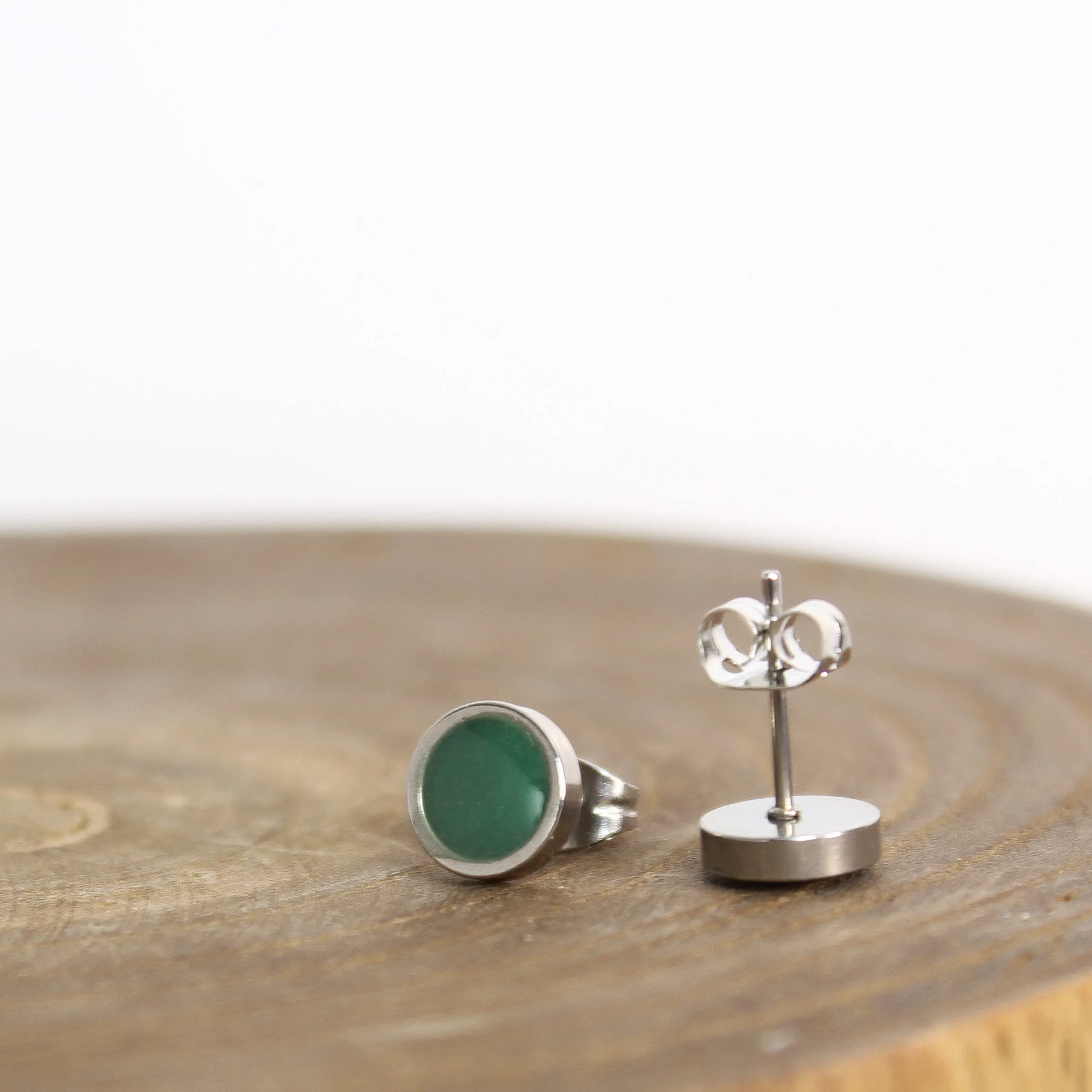 Malachite Earrings