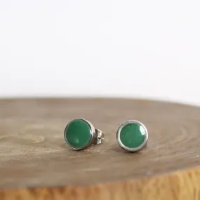 Malachite Earrings