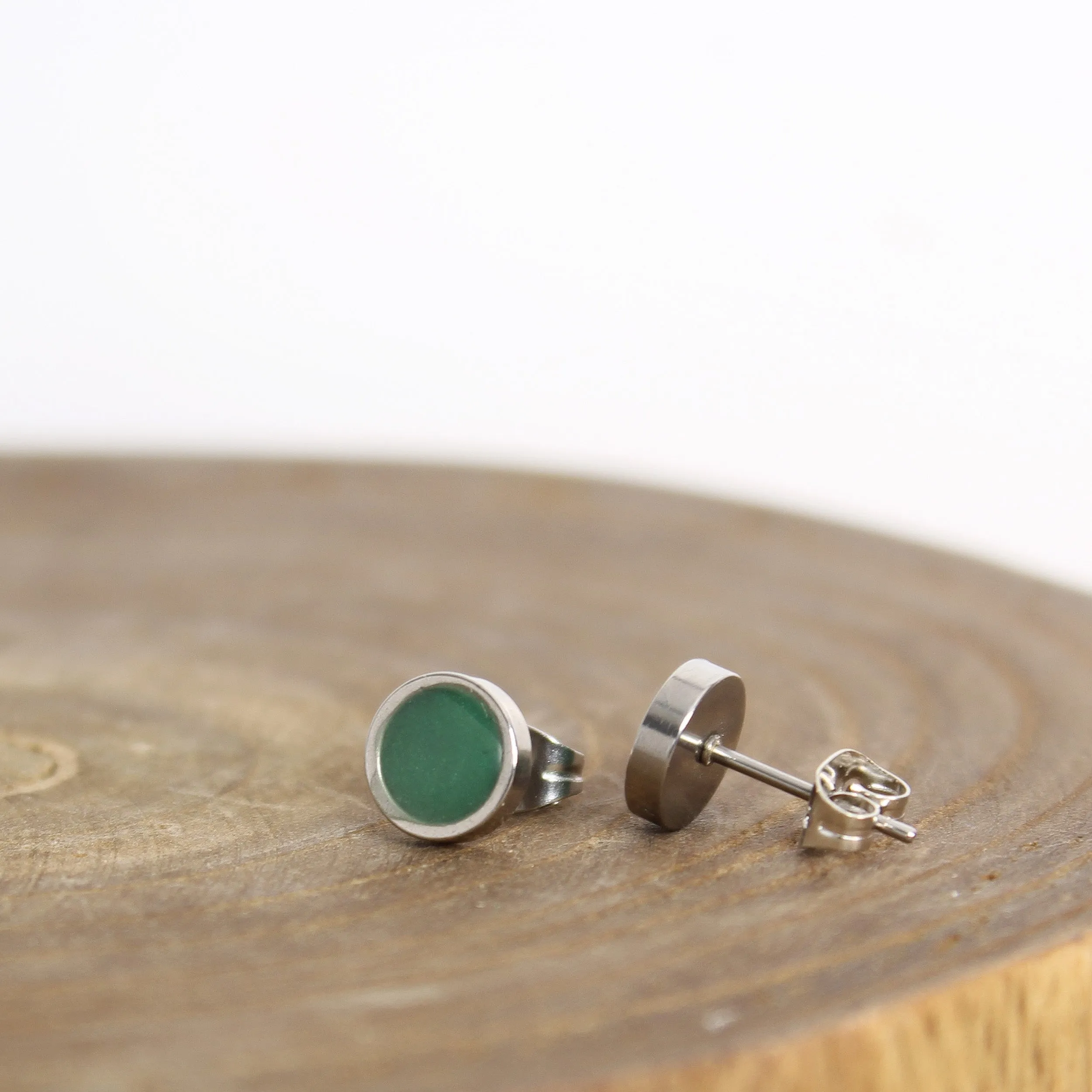 Malachite Earrings