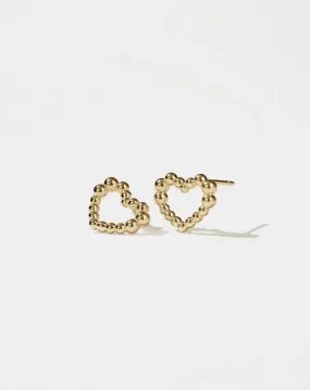 Meadowlark - Fizzy Heart Studs GP