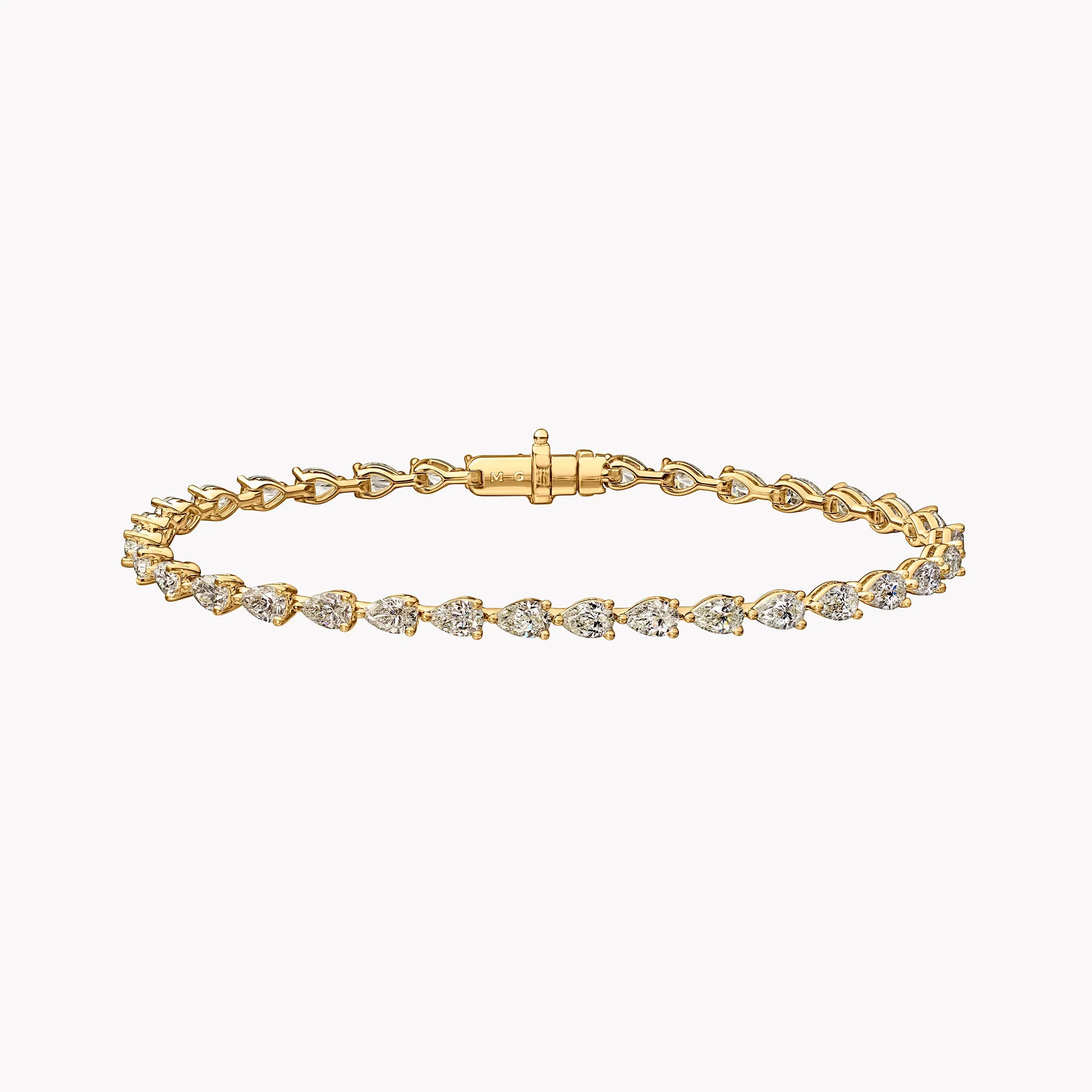 Medium Pear Shape East-West Tennis Bracelet