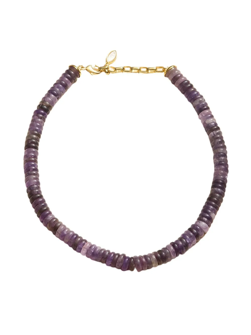 Mignonne Gavigan Billie Charm Necklace in Purple