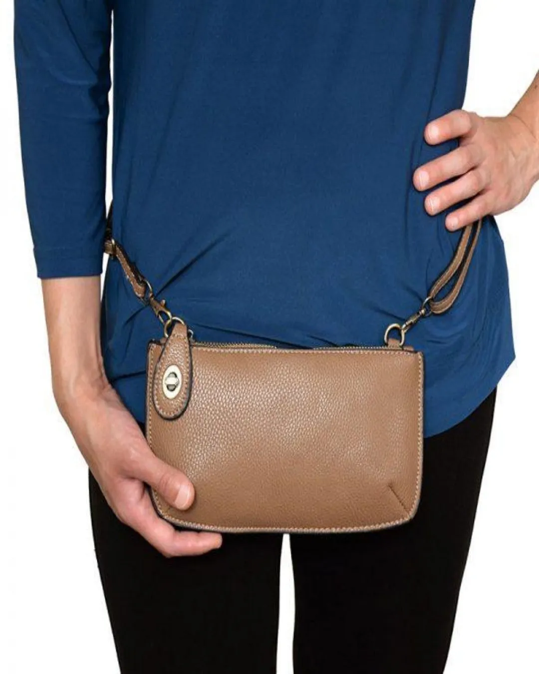 Mini Crossbody Wristlet Clutch