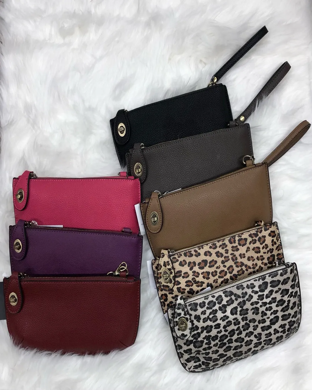 Mini Crossbody Wristlet Clutch