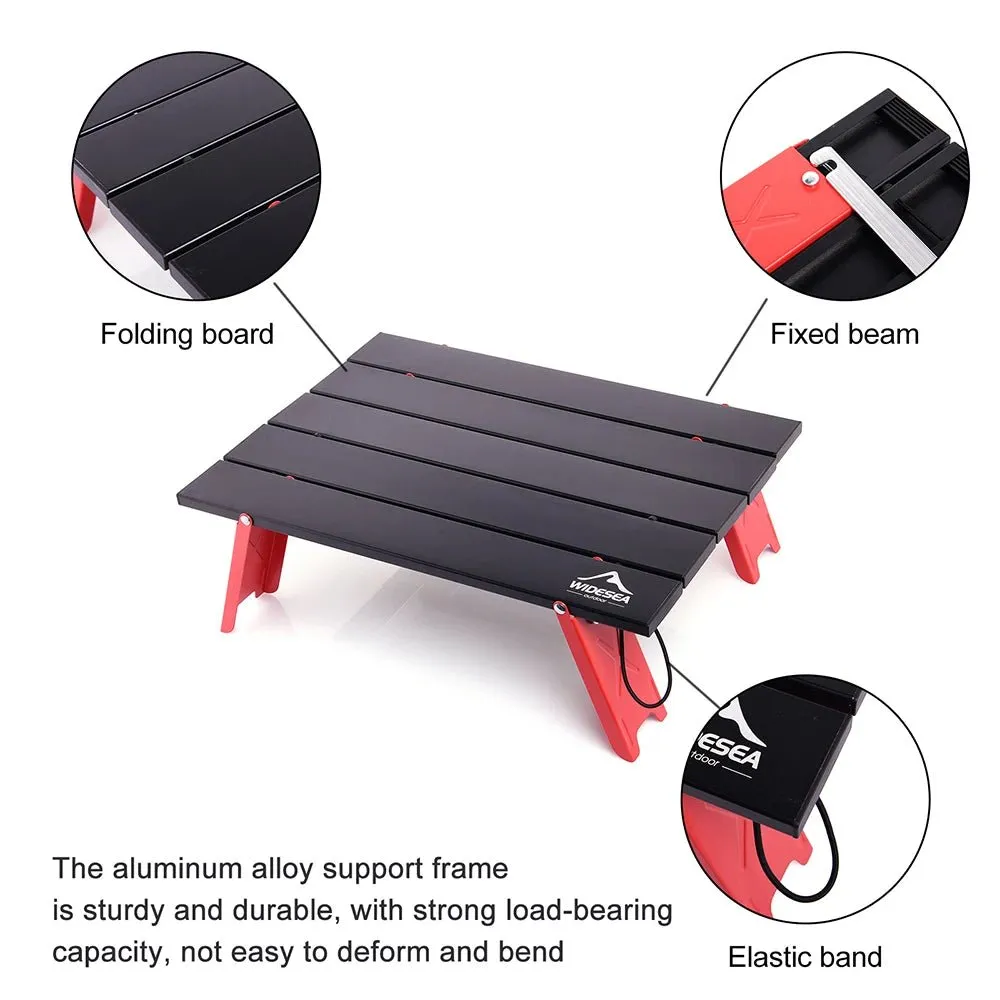 Mini-table de camping / bushcraft pliable et portable Widesea - Portable Table