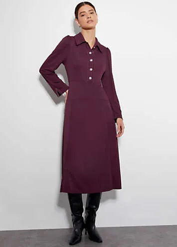 Monsoon Jade Jersey Shirt Dress