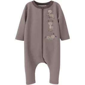 Name It Purple Dove Willit Wool Onesie