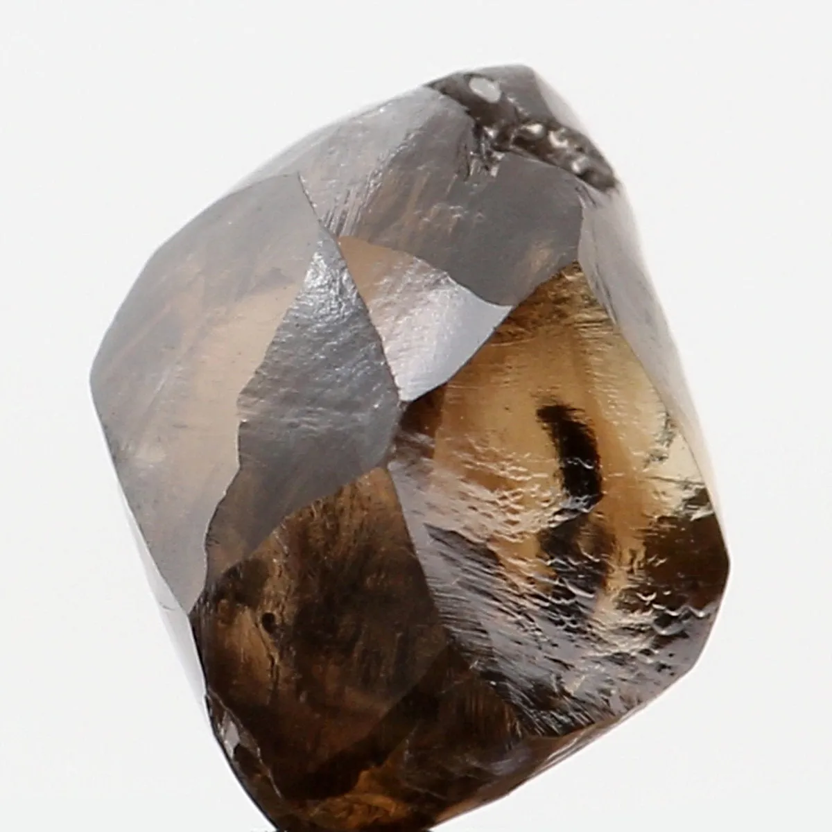 Natural Loose Diamond Crystal Rough Brown Color I1 Clarity 6.80 MM 2.14 Ct KDK1329