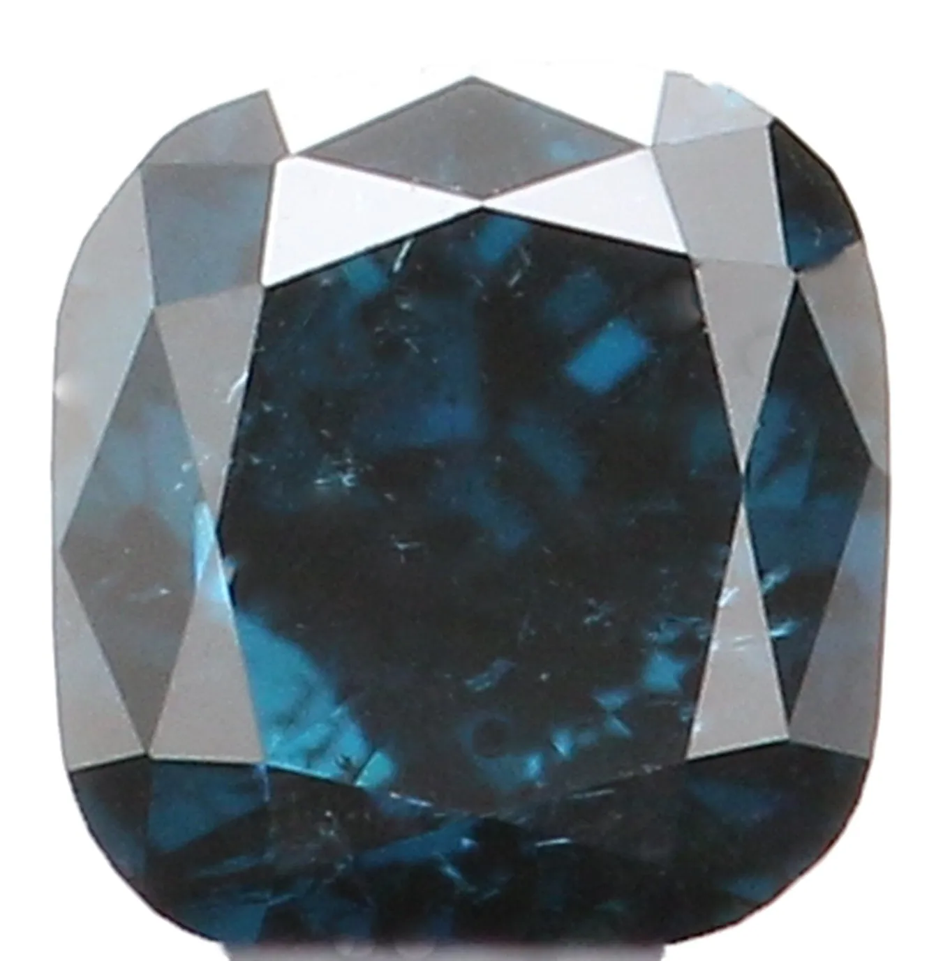 Natural Loose Diamond Cushion Blue Color SI1 Clarity 2.70 MM 0.12 Ct KR1051