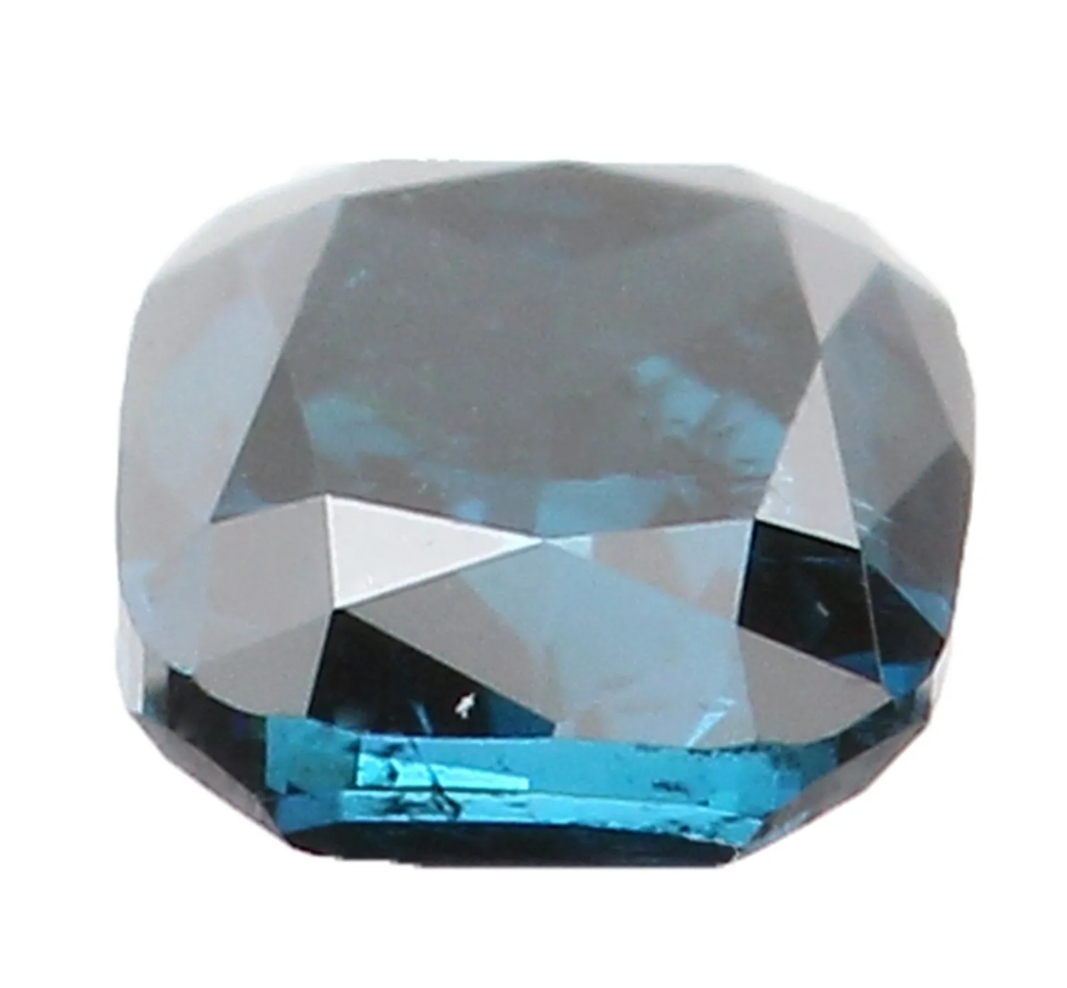 Natural Loose Diamond Cushion Blue Color SI1 Clarity 2.70 MM 0.12 Ct KR1051