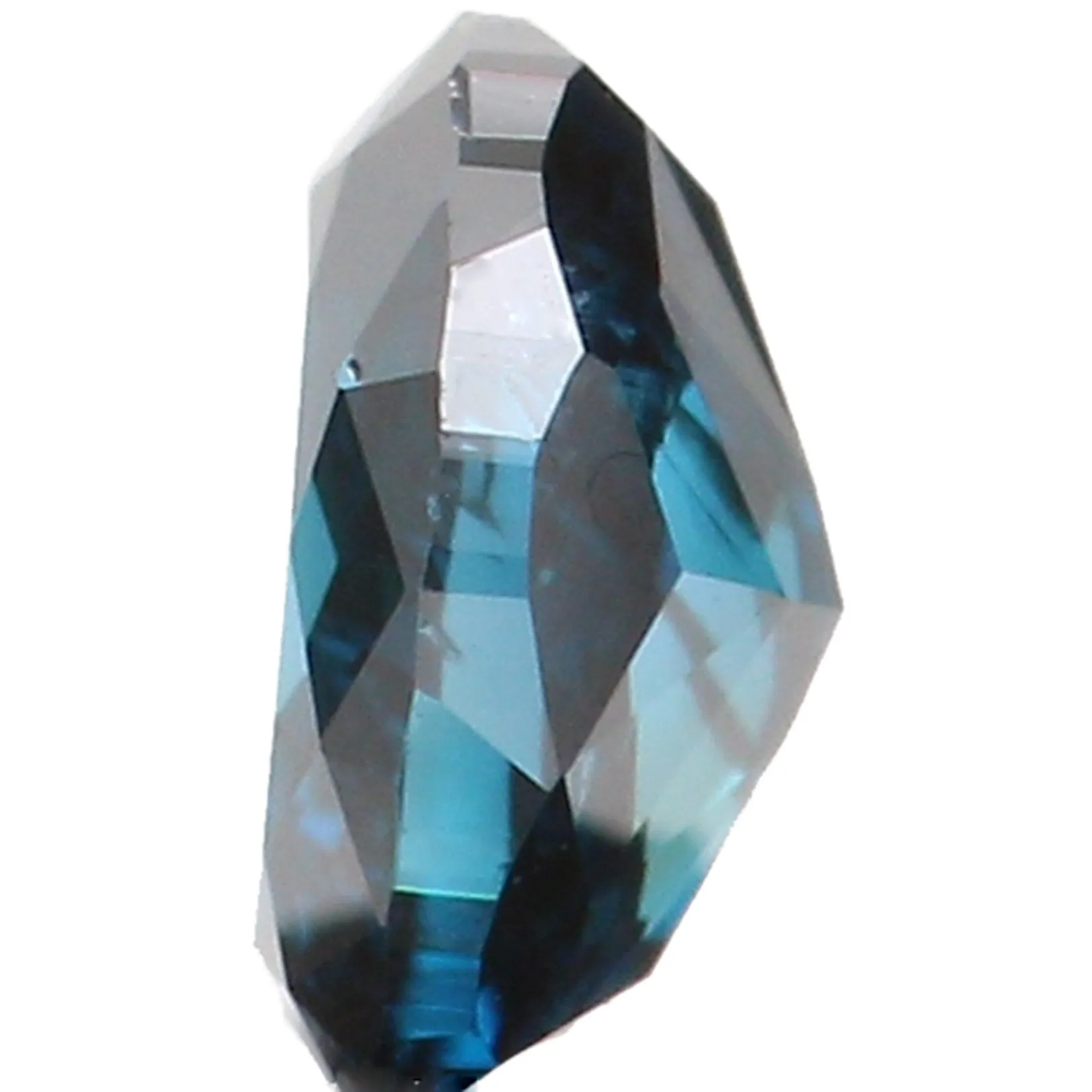 Natural Loose Diamond Oval Blue Color I1 Clarity 3.50 MM 0.12 Ct KR1186