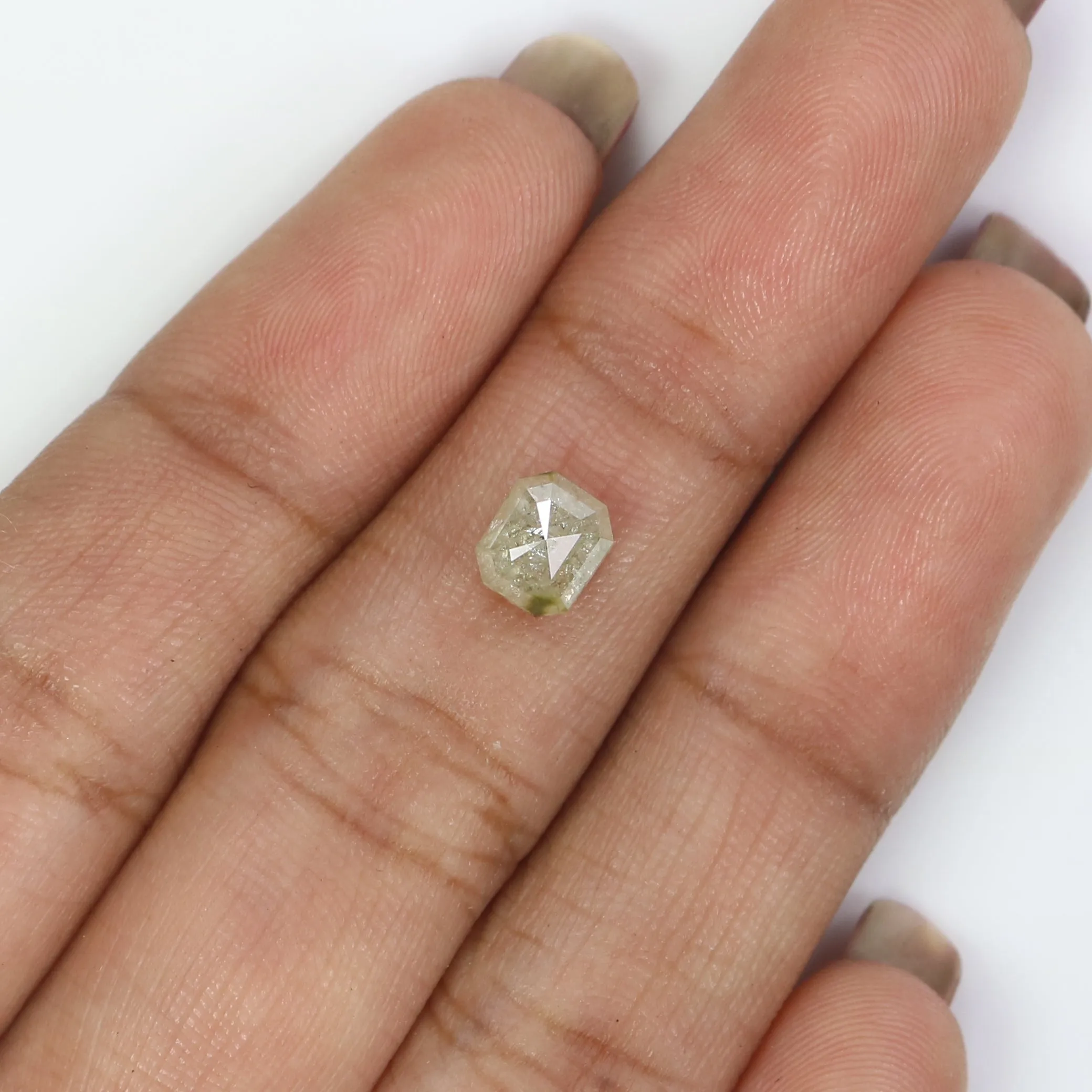 Natural Loose Emerald Diamond, Grey Color Emerald Diamond, Natural Loose Diamond, Emerald Cut Diamond, 1.15 CT Emerald Shape Dia