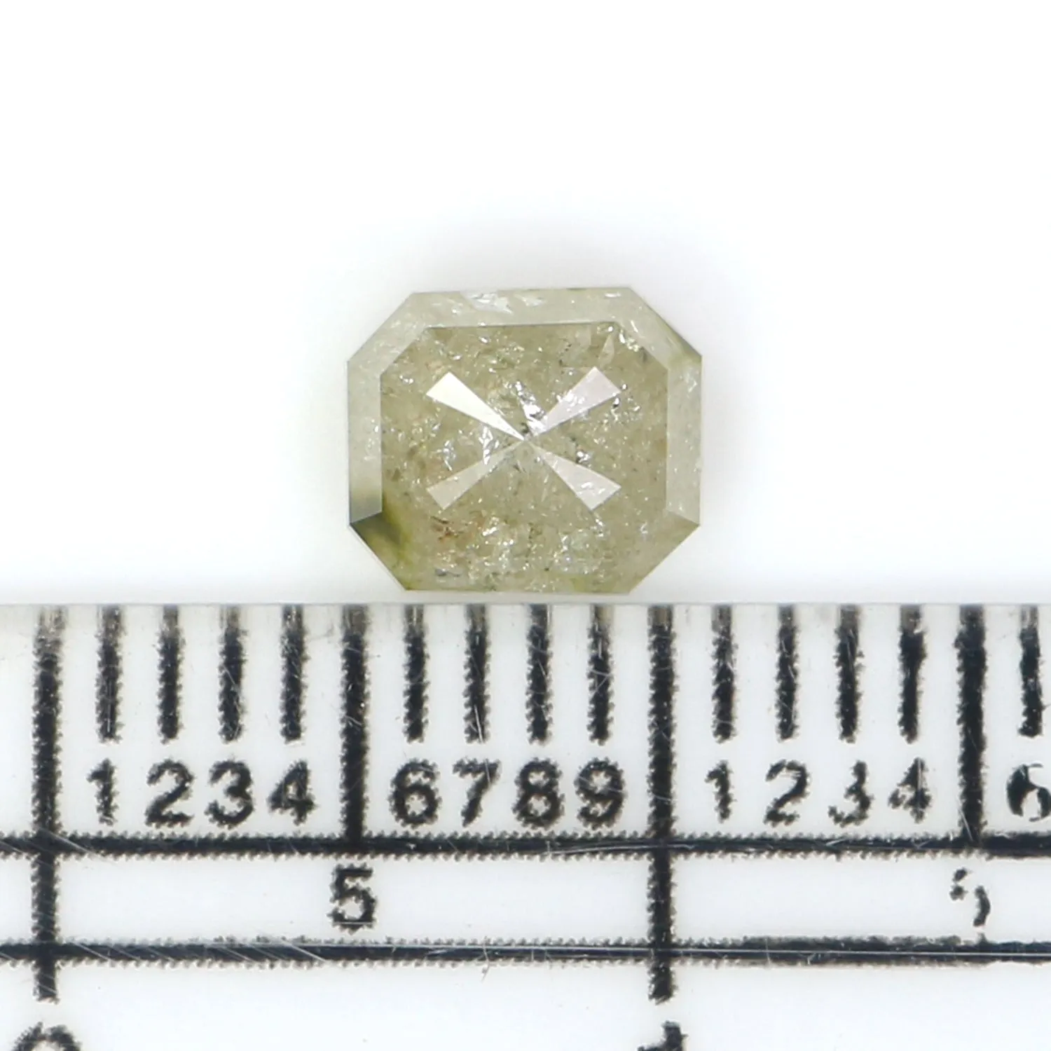 Natural Loose Emerald Diamond, Grey Color Emerald Diamond, Natural Loose Diamond, Emerald Cut Diamond, 1.15 CT Emerald Shape Dia