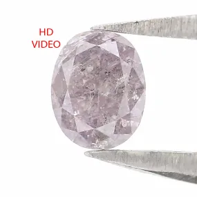 Natural Loose Oval Pink Color Diamond 0.29 CT 4.25 MM Oval Rose Cut Shape Diamond L6377