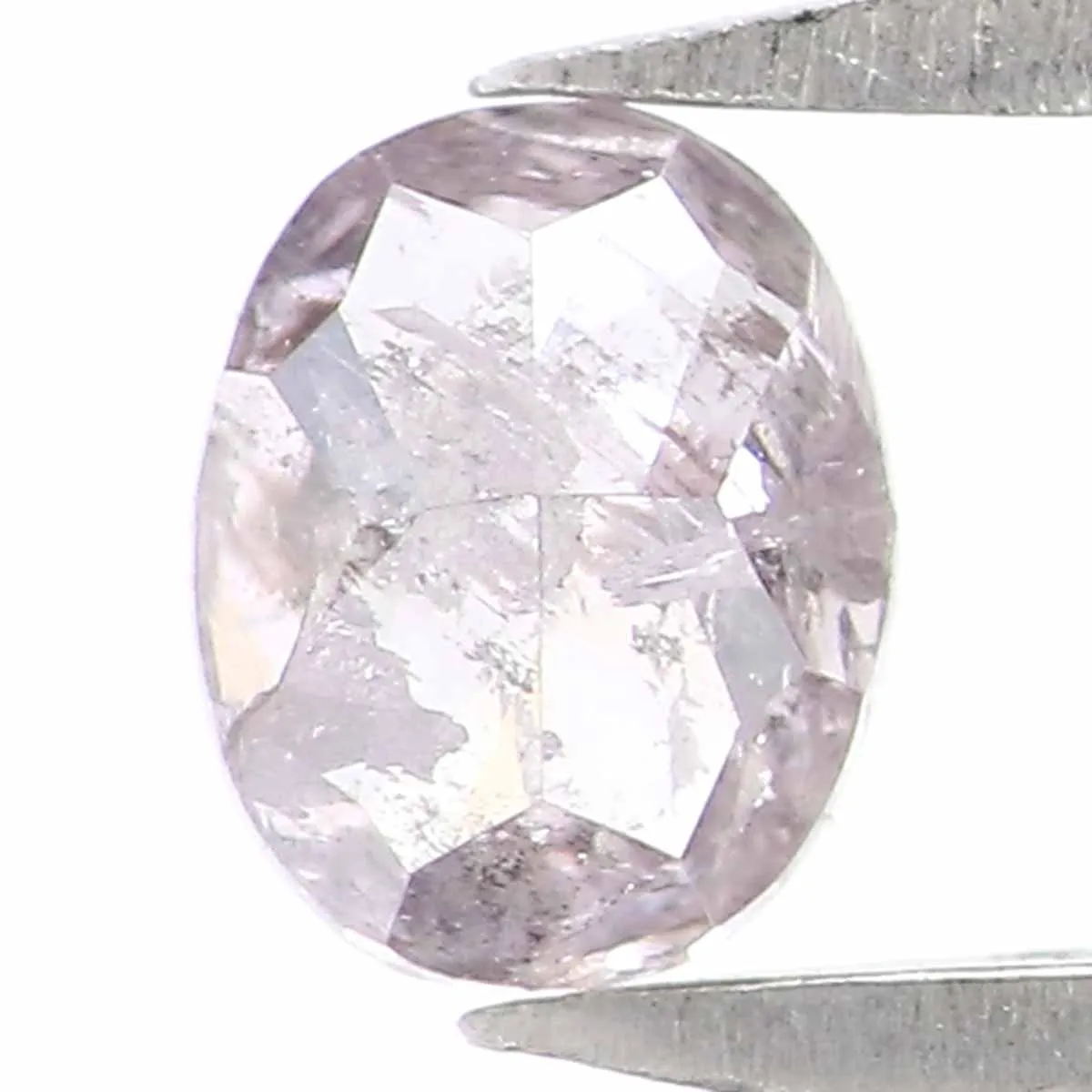 Natural Loose Oval Pink Color Diamond 0.29 CT 4.25 MM Oval Rose Cut Shape Diamond L6377