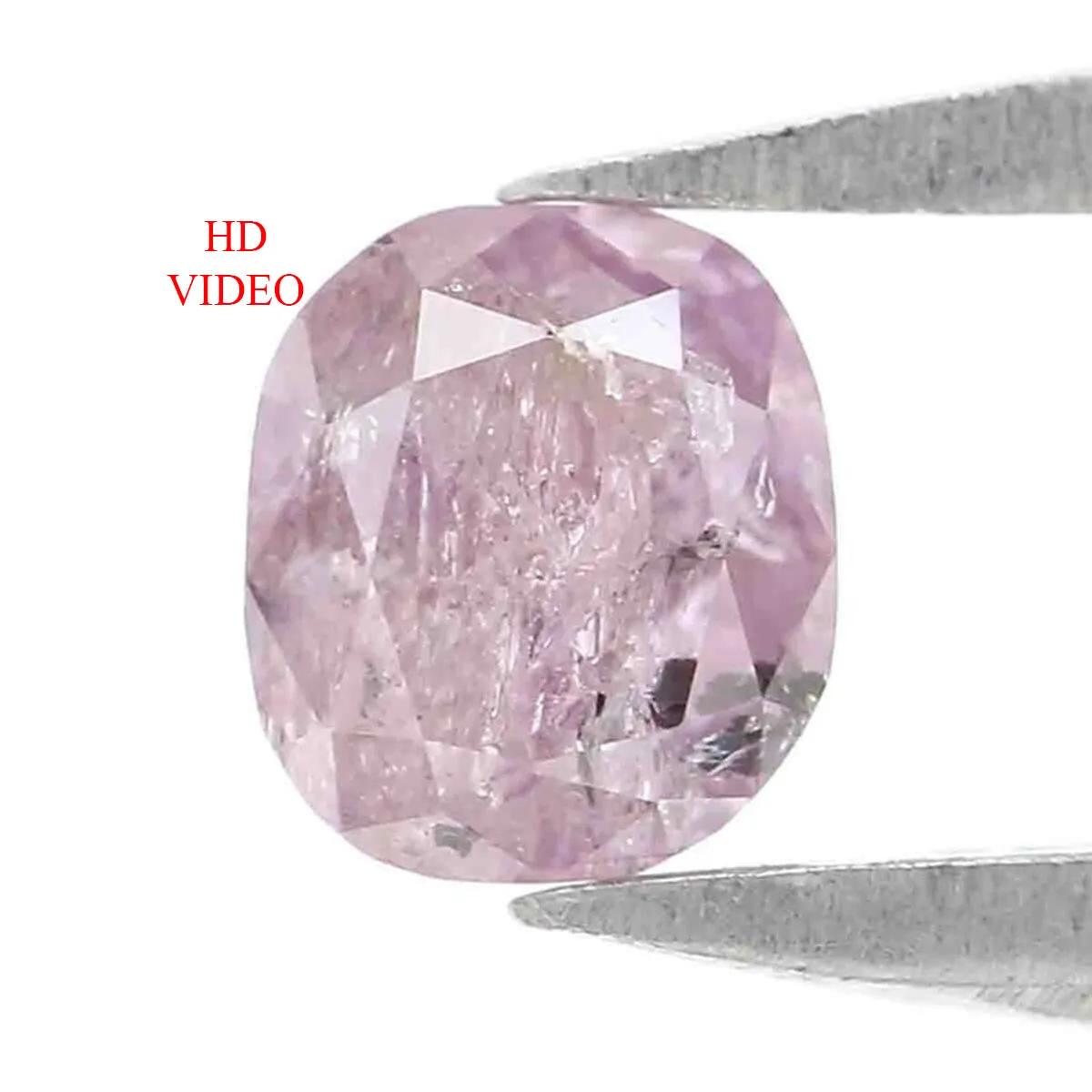 Natural Loose Oval Pink Color Diamond 0.33 CT 3.90 MM Oval Rose Cut Shape Diamond L6086