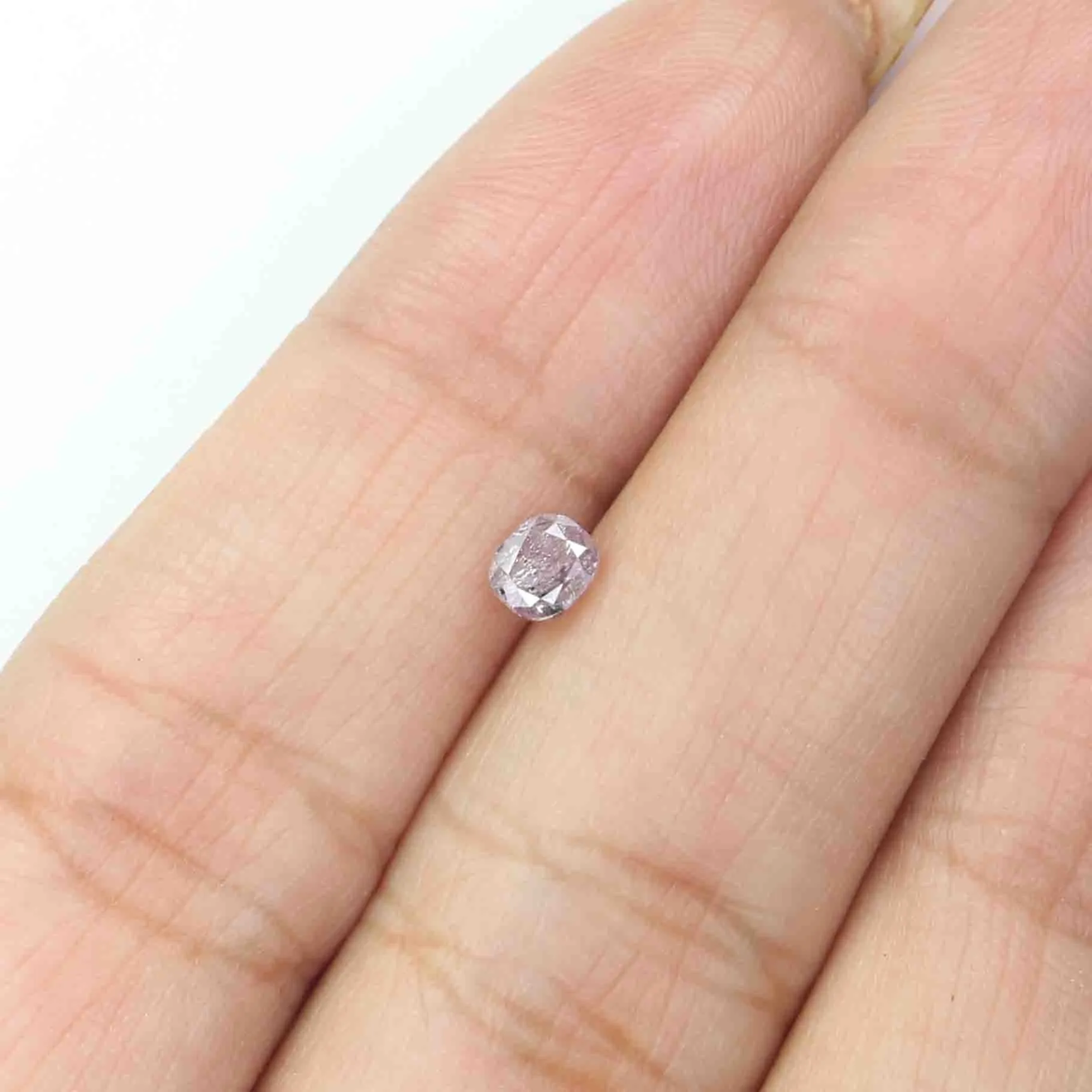 Natural Loose Oval Pink Color Diamond 0.33 CT 3.90 MM Oval Rose Cut Shape Diamond L6086