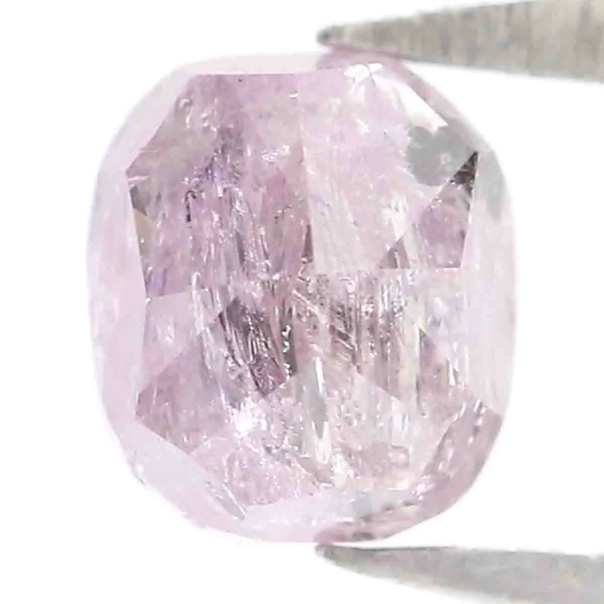 Natural Loose Oval Pink Color Diamond 0.33 CT 3.90 MM Oval Rose Cut Shape Diamond L6086