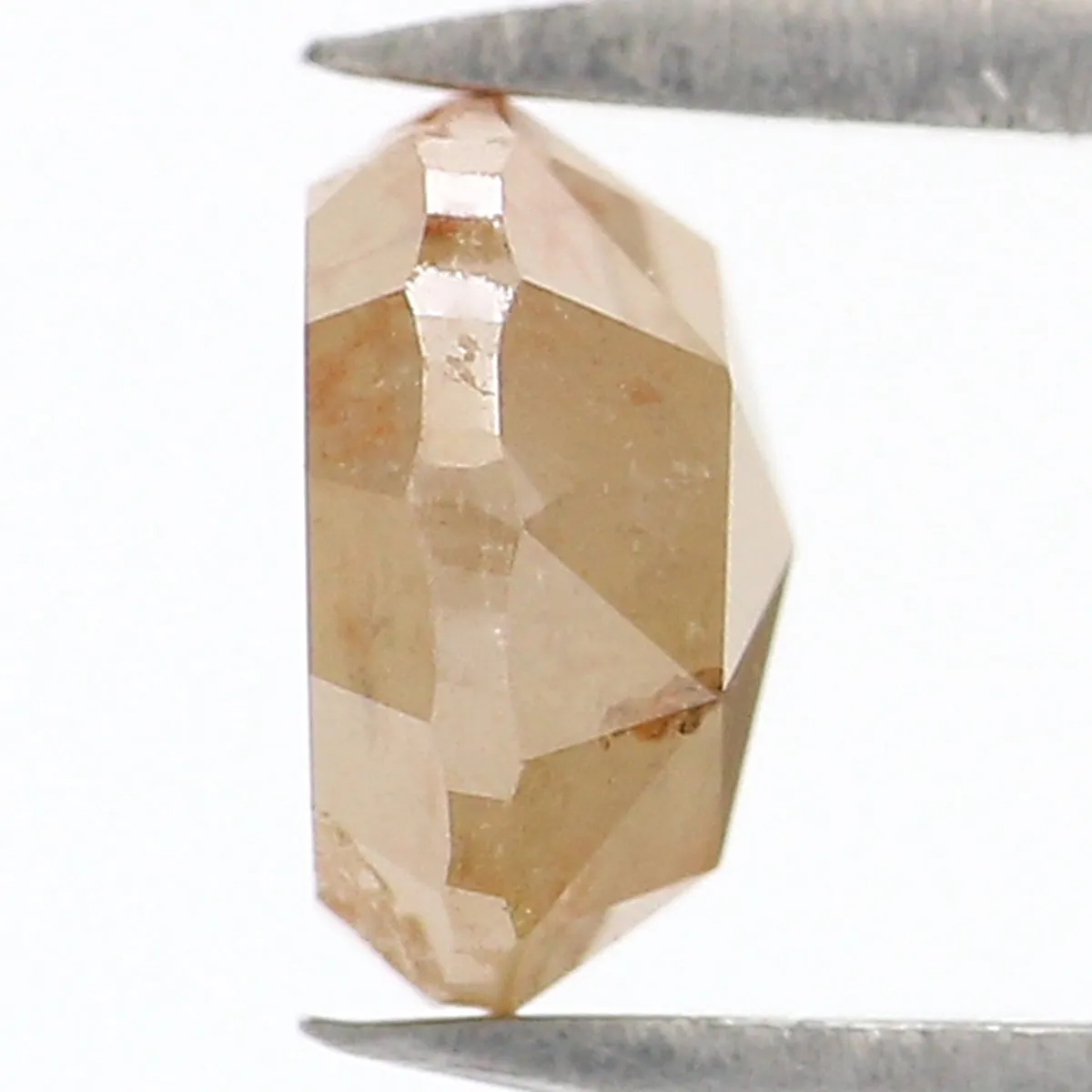 Natural Loose Rose Cut Yellow Grey Diamond Color 0.89 CT 5.75 MM Round Rose Cut Shape Diamond L8867