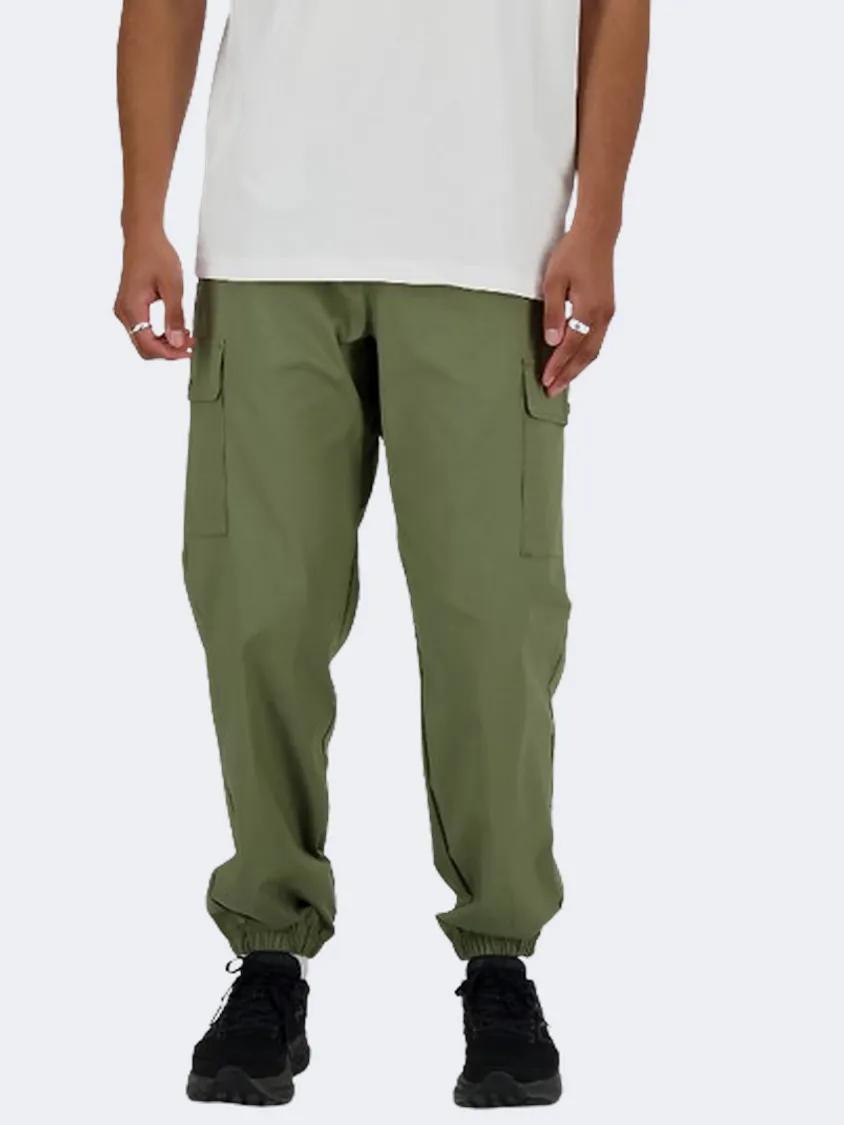 New Balance Twill Men Lifestyle Pant Dark Olivine