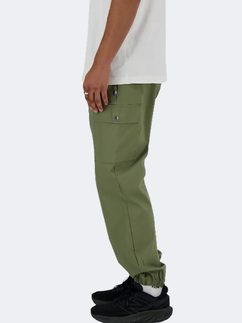 New Balance Twill Men Lifestyle Pant Dark Olivine