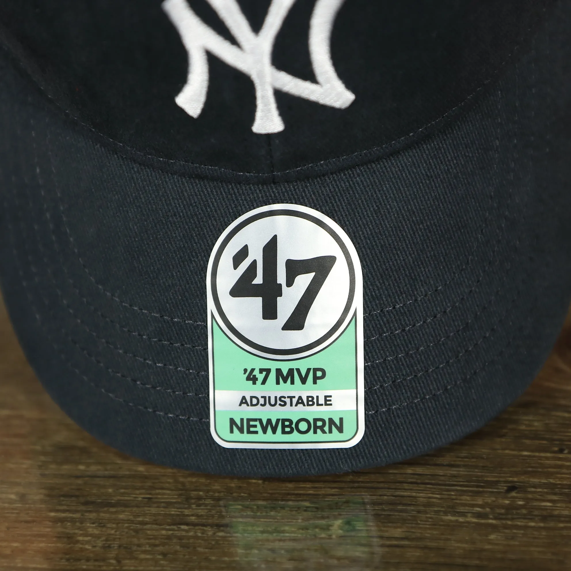 New York Yankees Grey Bottom Basic Navy Dad hat | Newborn