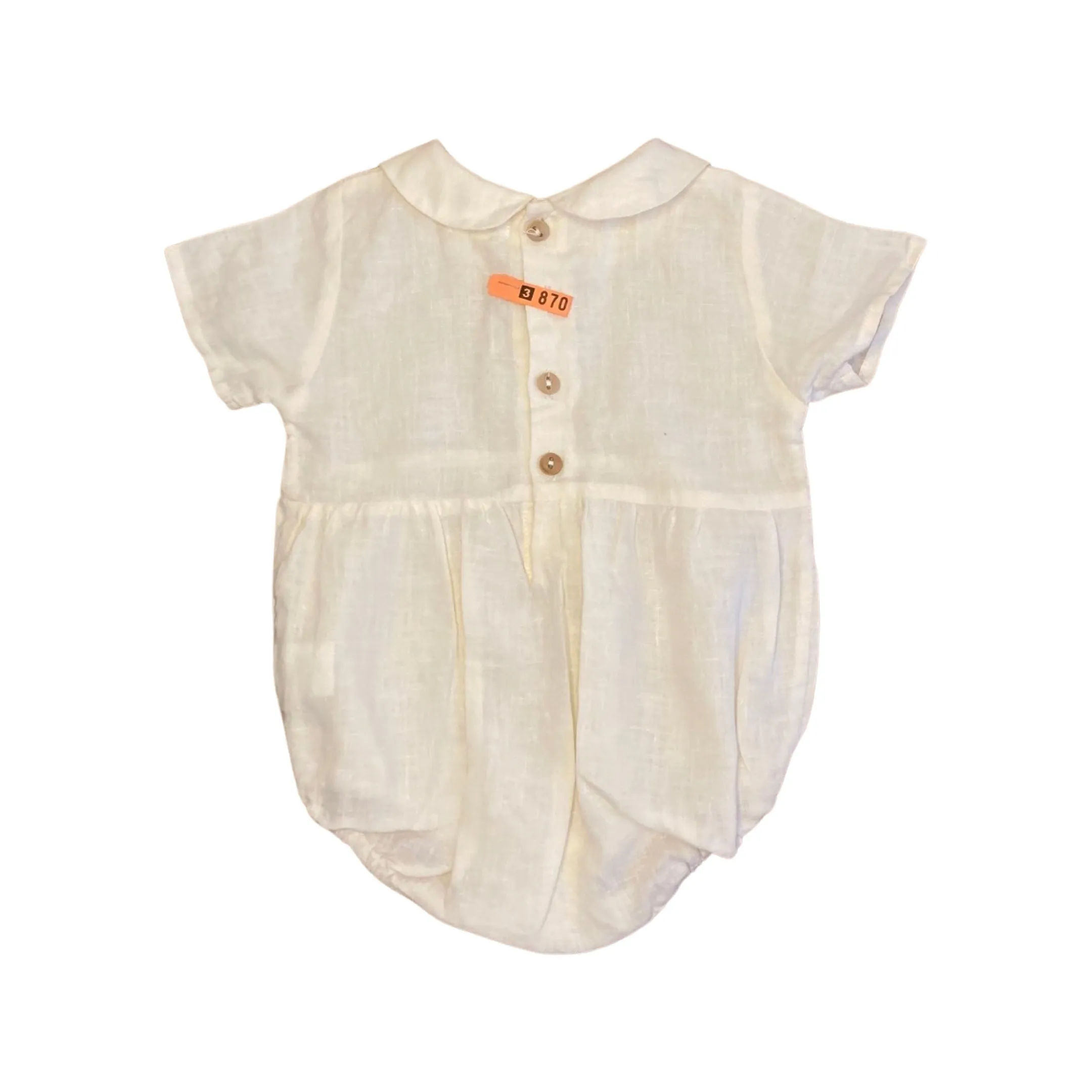 Oeuf Linen Onesie