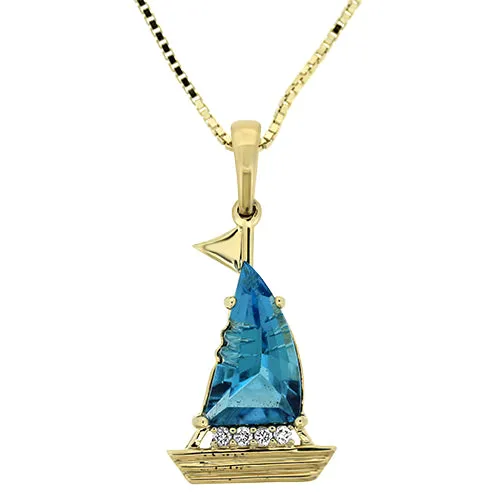 Okoboji Sailboat Pendant