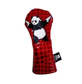 One-Of A-Kind! Red Alligator Panda With Guns Headcover