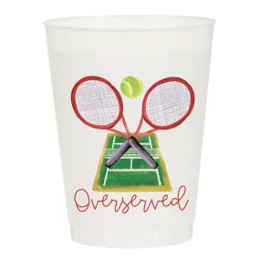 Overserved Tennis Cups