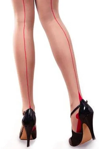 Pantyhose Back Seam (Red)