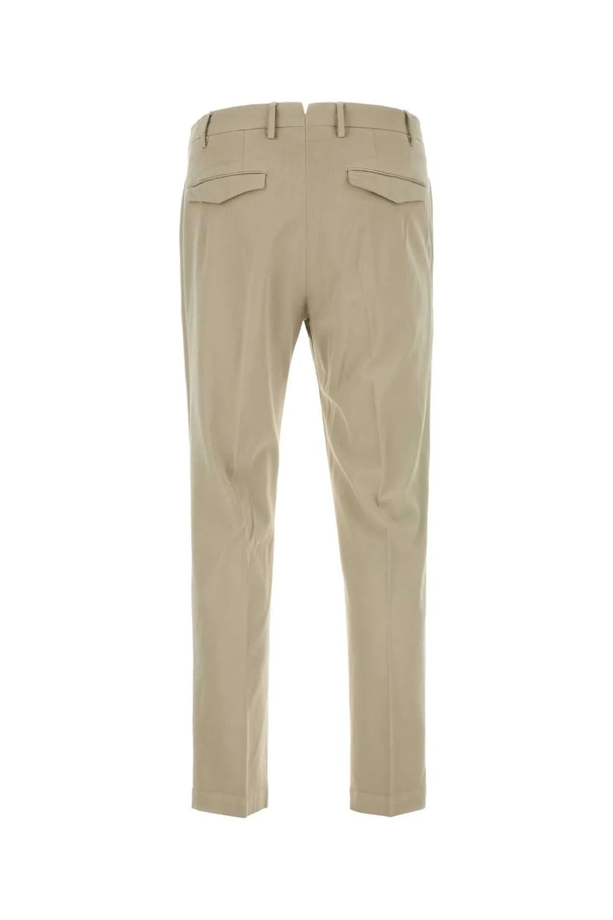 Pt Torino Sand Stretch Cotton Blend Pant