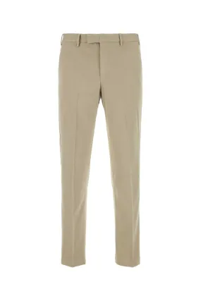 Pt Torino Sand Stretch Cotton Blend Pant