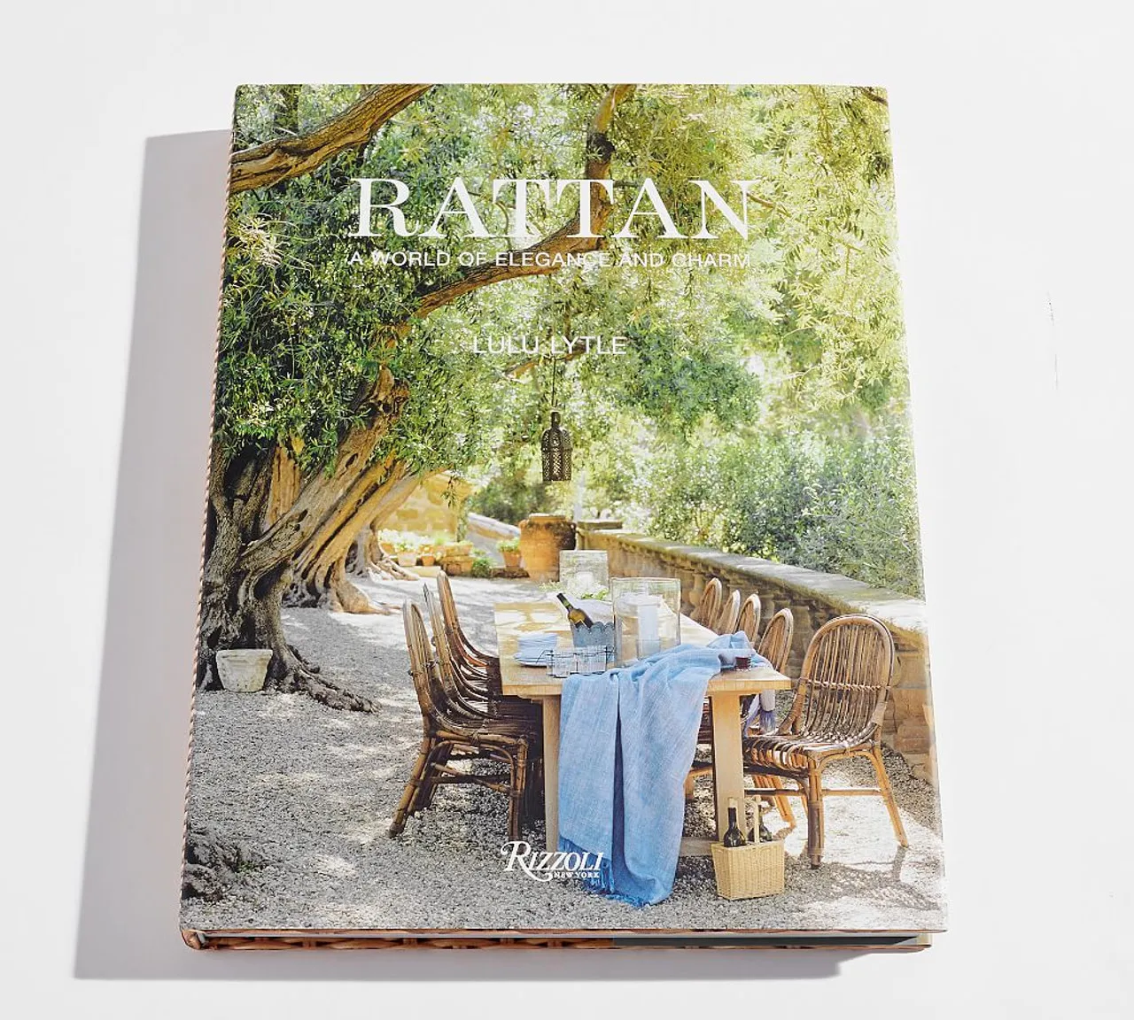 Rattan Coffee Table Book