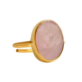 RING SUE ROSE QUARTZ