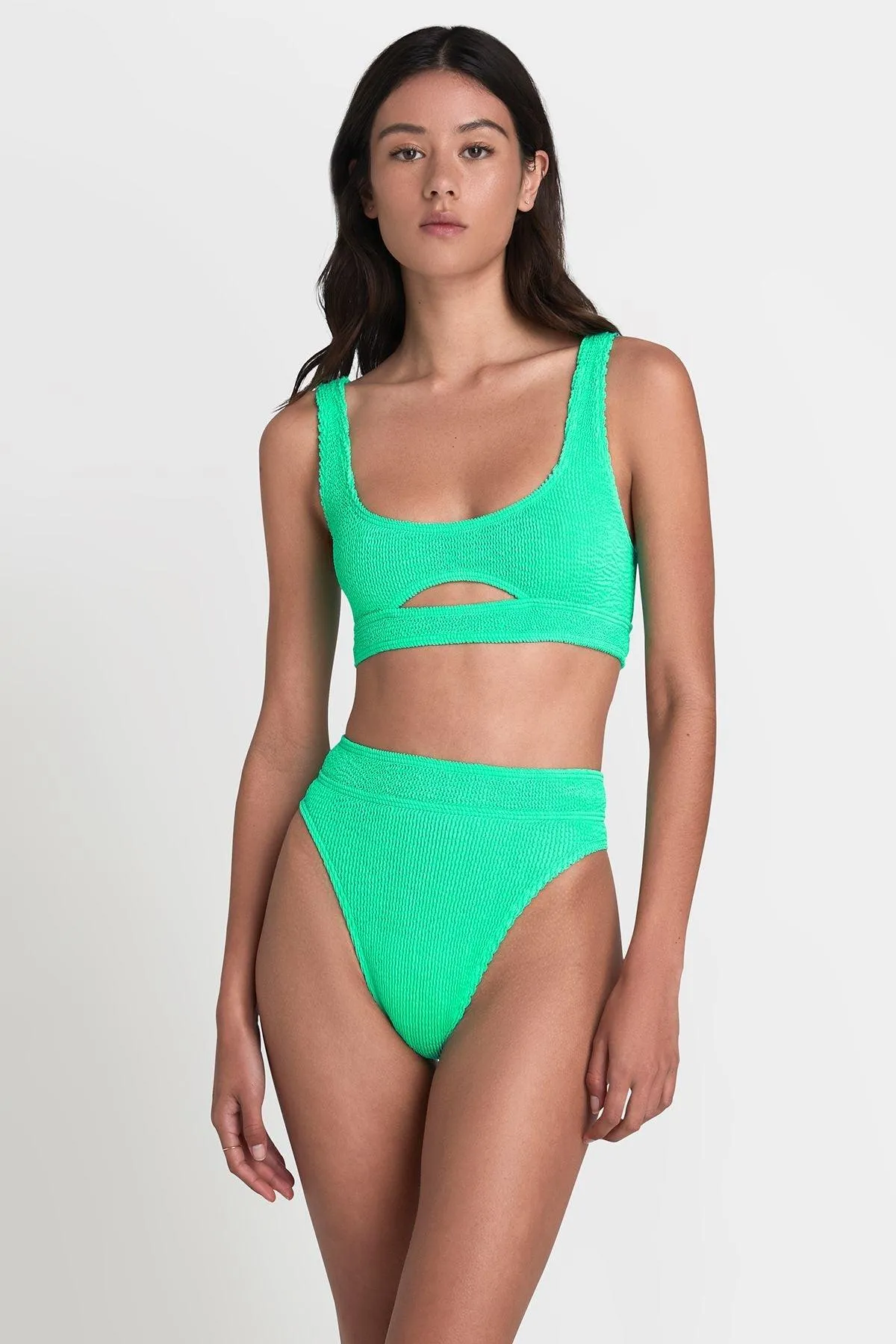 Sasha Bikini Top in Jade