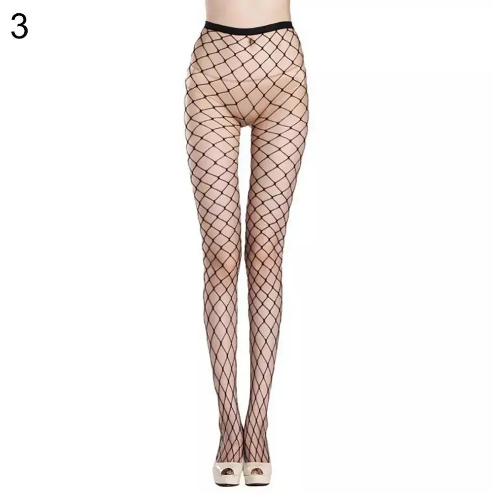 Seductive High-Quality Fishnet Stockings in Black