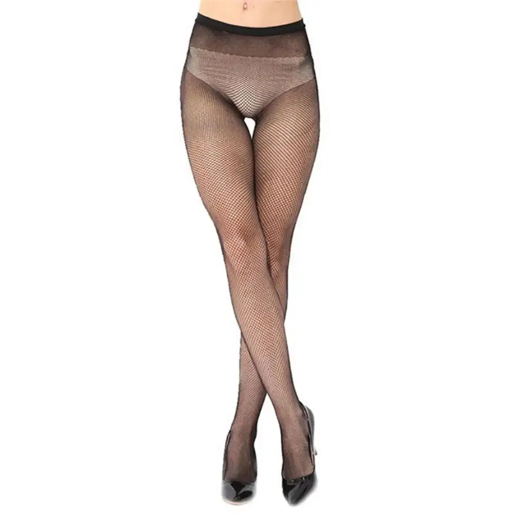 Seductive High-Quality Fishnet Stockings in Black