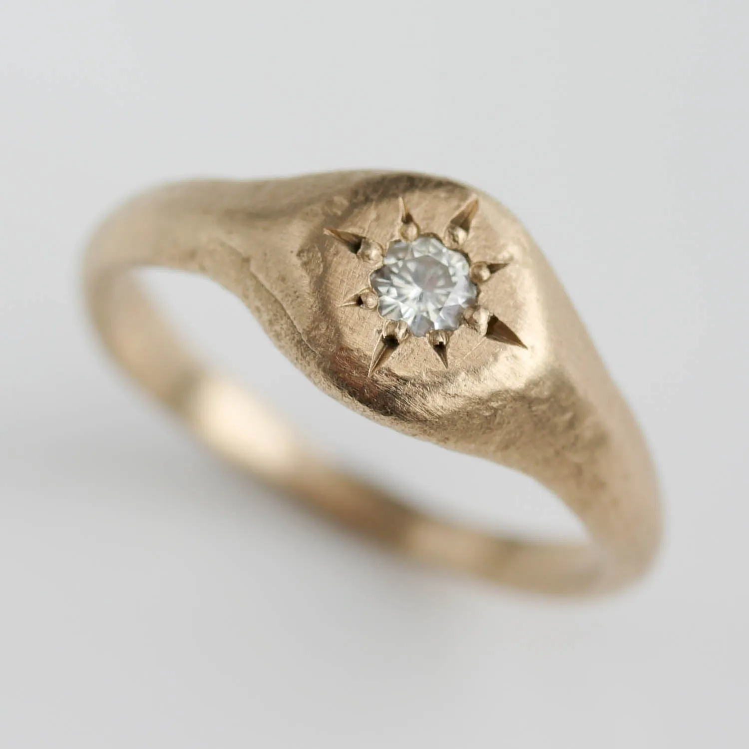 Signet Engagement Ring