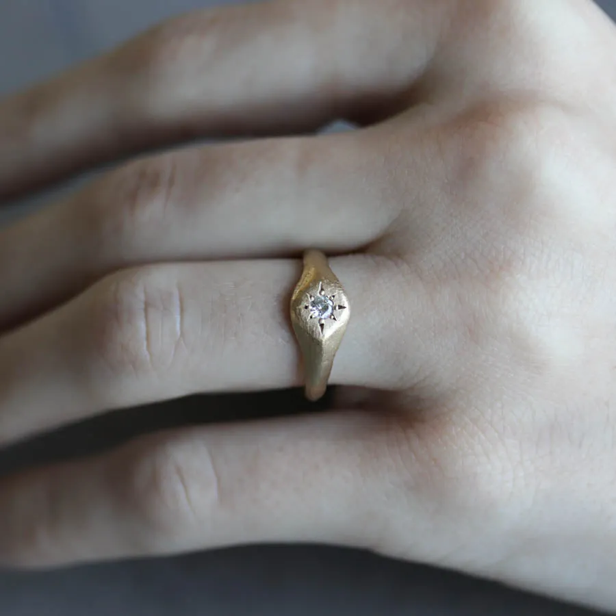 Signet Engagement Ring