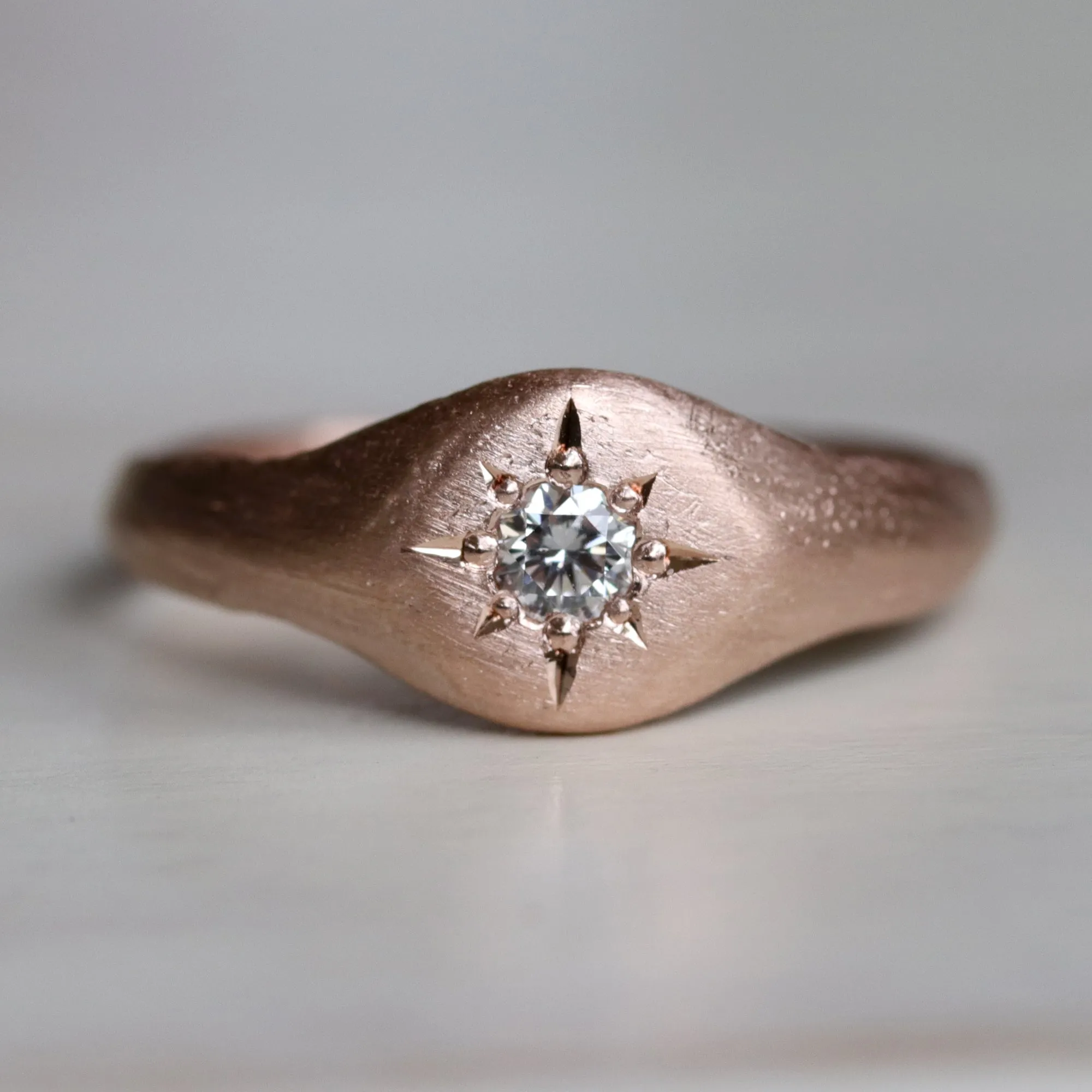 Signet Engagement Ring