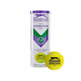 Slazenger Wimbledon Tennis Balls - 3 Ball Can