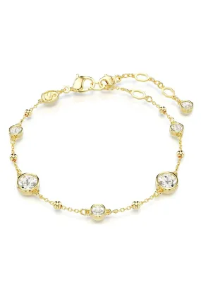 Swarovski Imber Round Cut Bracelet Gold Plated