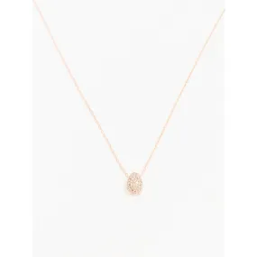 Swarovski Necklace TEARDROP Pendant, Rose Gold -5457900