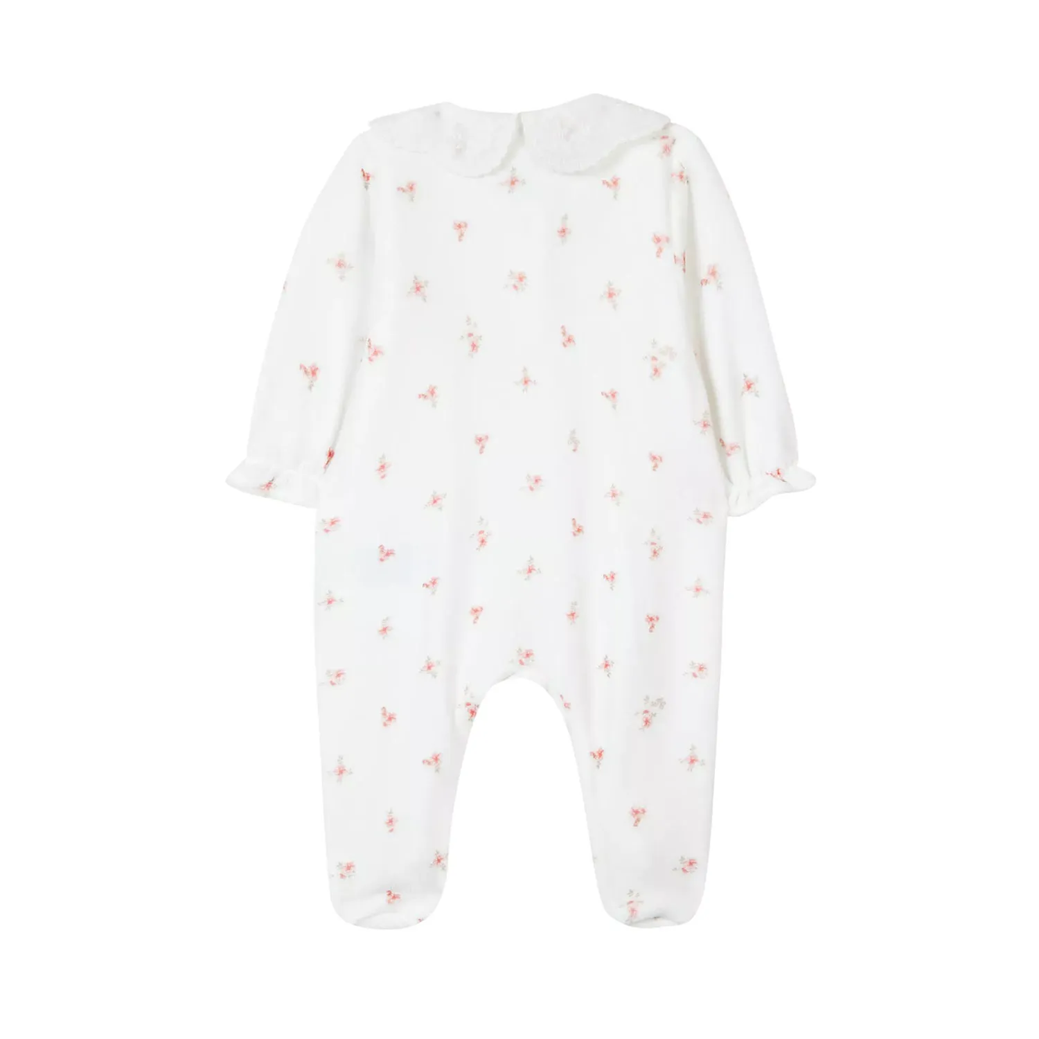 Tartine Et Chocolat Floral Chenille Onesie For Baby Girls